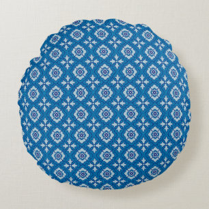Coussins Ronds Floral sans couture motif, arrière - plan Art nouv