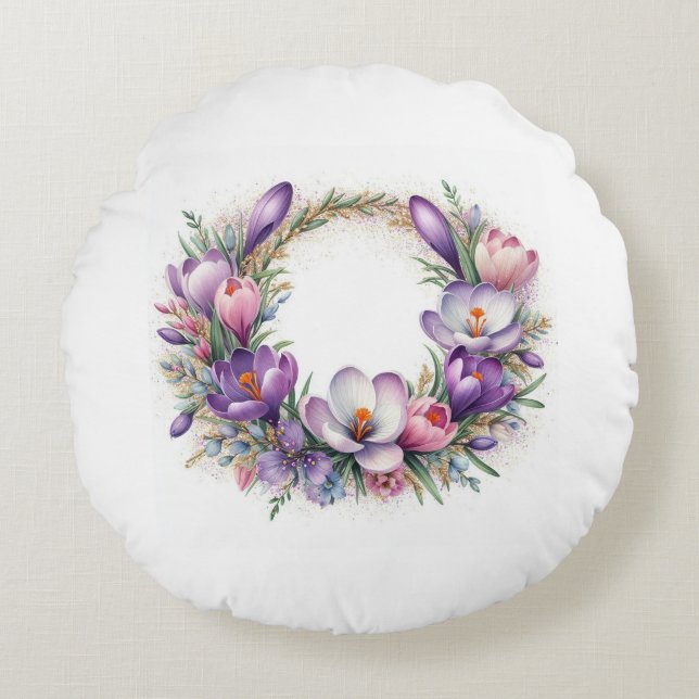 Coussins Ronds flower cushion (Devant)