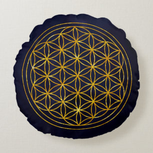 Coussins Ronds flower of life