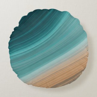 Coussins Ronds Flux de sable aquatique