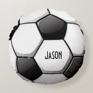 Coussins Ronds Football personnalisé