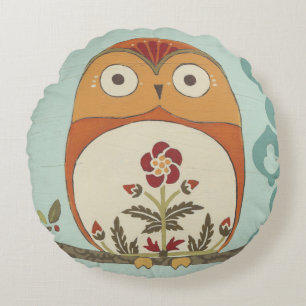 Coussins Ronds Forêt II fantaisie