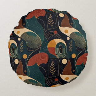 Coussins Ronds Formes organiques rétro Boho en terre cuite sarcel