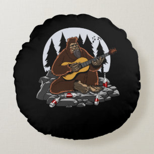 Coussins Ronds Funny Bigfoot Mountain Camping Randonnée