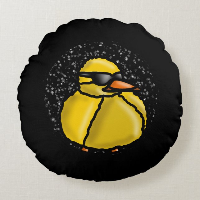 Coussins Ronds Funny duck (Devant)