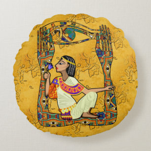 Coussins Ronds Fusion égyptienne