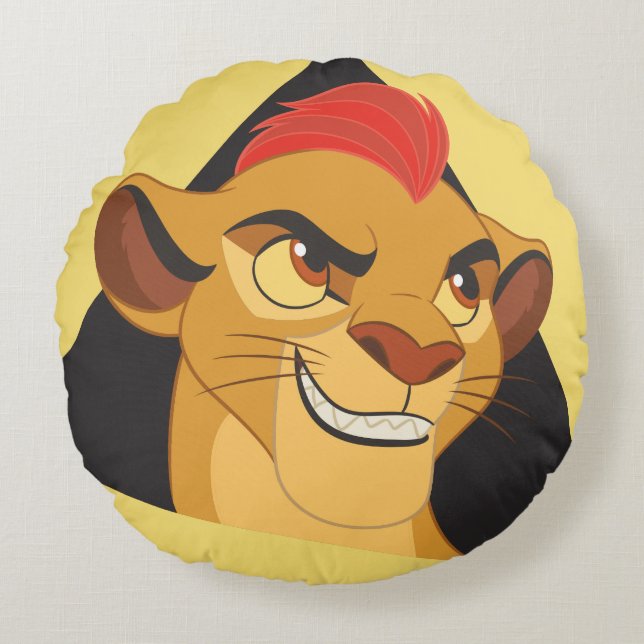 Coussins Ronds Garde de Lion| Kion Character Art (Devant)