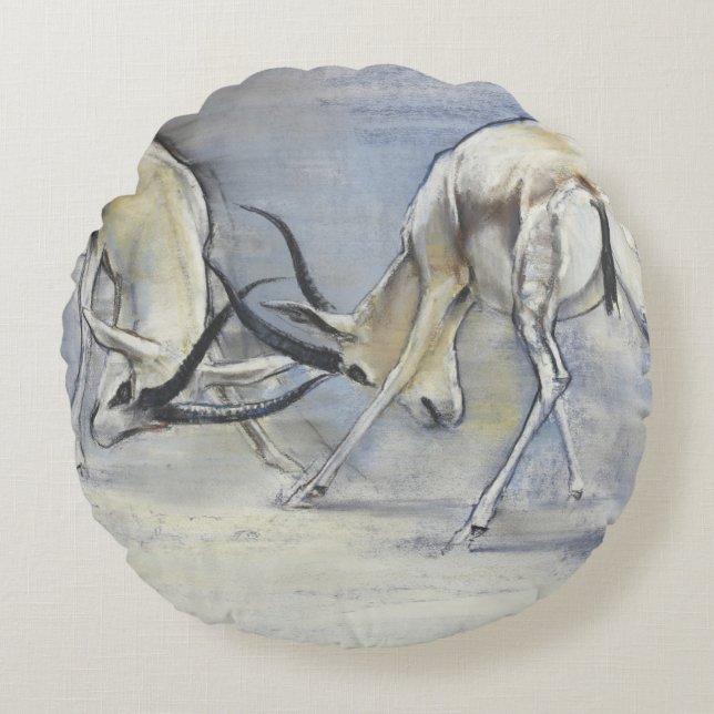 Coussins Ronds Gazelles de sable 2009 3 (Devant)