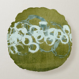 Coussins Ronds Globes verts I