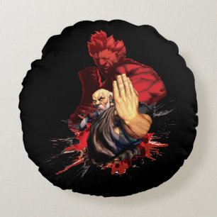 Coussins Ronds Gouken contre Akuma