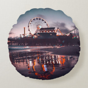 Coussins Ronds Grande roue pendant l'heure d'or