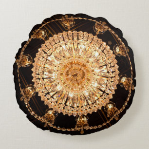 Coussins Ronds Guildhall Elégance : Vue du lustre antique