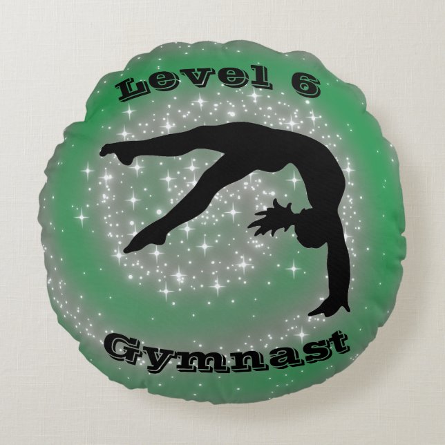 Coussins Ronds Gymnaste de niveau 6 (Devant)