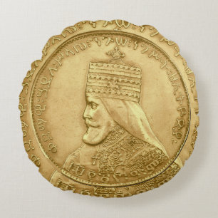 Coussins Ronds Haile Selassie Jah Rastafari Reggae Rasta Roots 