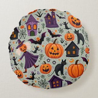 Coussins Ronds Halloween Cushion