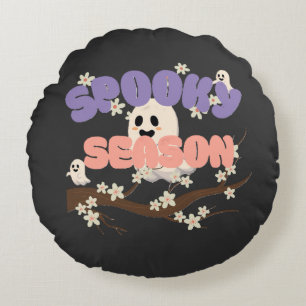 Coussins Ronds Halloween de saison éffrayante autour de l'oreille