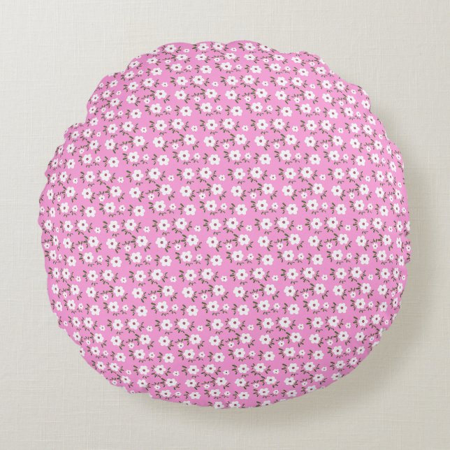 Coussins Ronds Happy Flowers (Devant)