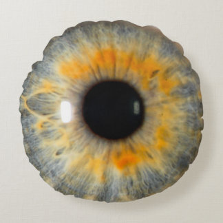 Coussins Ronds Hazel iris et fundus