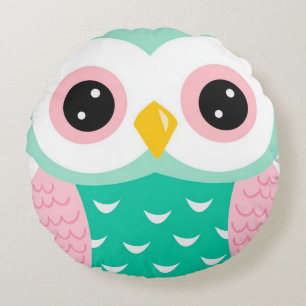 Coussins Ronds Hibou