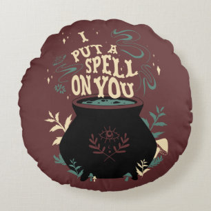 Coussins Ronds Hocus Pocus Je mets un sort sur vous Cauldron