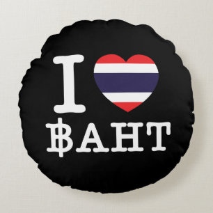 Coussins Ronds I Heart (Amour) Baht
