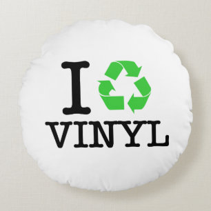 Coussins Ronds I Recycle Vinyl