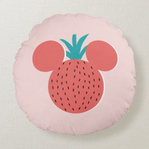 Coussins Ronds Icône fraise Mickey