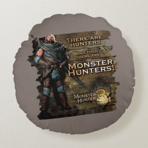 Coussins Ronds Ironbeard McCullough, il y a des chasseurs, et