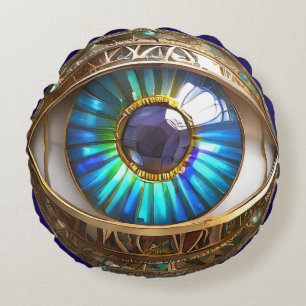 Coussins Ronds J'ai mon troisième oeil sur toi