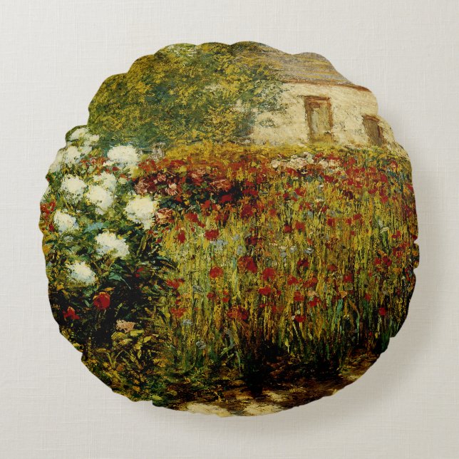 Coussins Ronds Jardin de Giverny (Devant)
