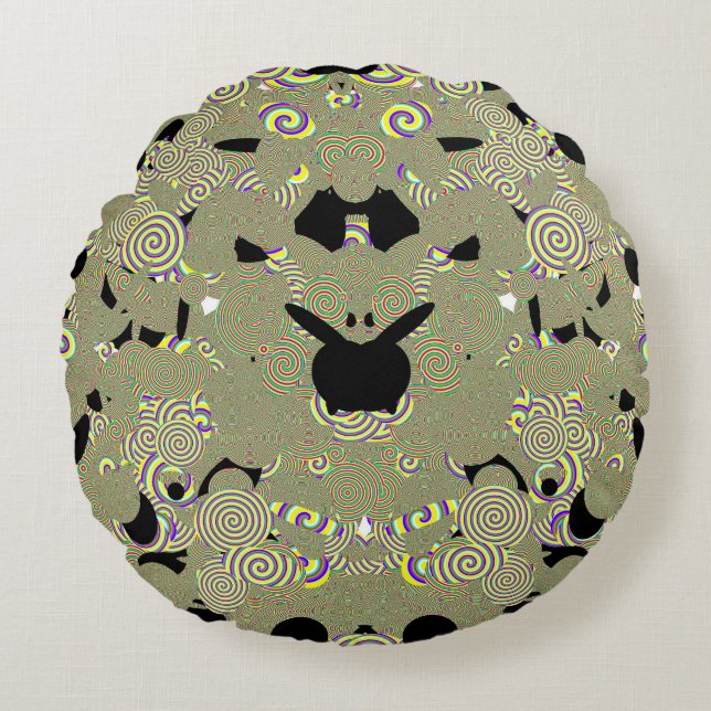 Coussins Ronds Jeter L'Oreiller Pour Les Enfants (Devant)