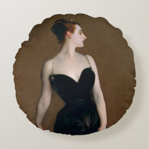 Coussins Ronds John Singer Sargent Madame X Classic Portrait