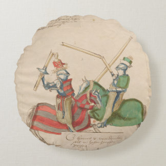 Coussins Ronds Jousting Knights