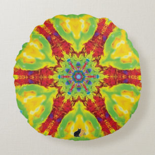 Coussins Ronds Kaleidoscope
