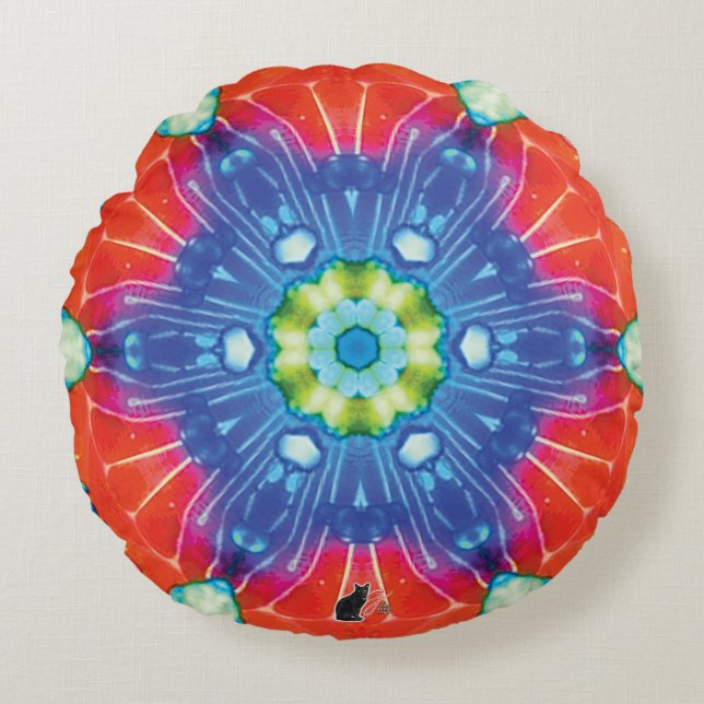 Coussins Ronds Kaleidoscope (Devant)