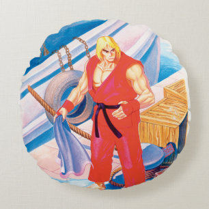Coussins Ronds Ken sur le dock