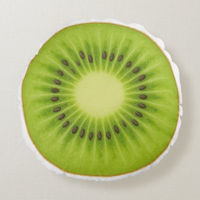 Coussins Ronds Kiwifruit Round Pillow (Devant)