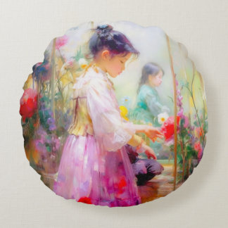 Coussins Ronds La beauté des fleurs