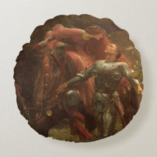 Coussins Ronds La Belle Dame sans Merci par Sir Frank Dicksee
