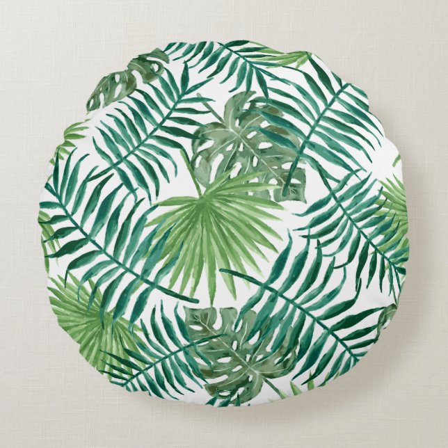 Coussins Ronds La Californie tropicale offre des cadeaux Summer P (Devant)