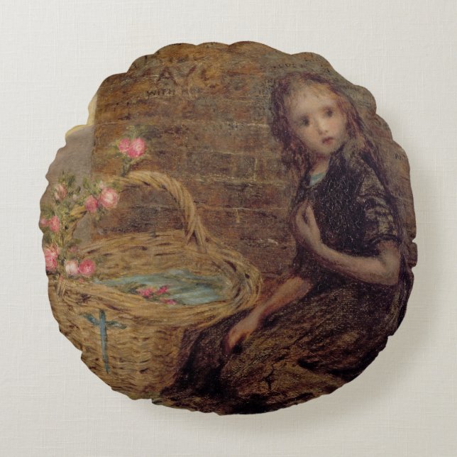 Coussins Ronds La demoiselle de honneur, 1872 (huile sur la (Devant)