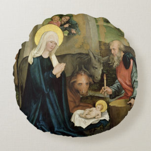 Coussins Ronds La naissance du Christ