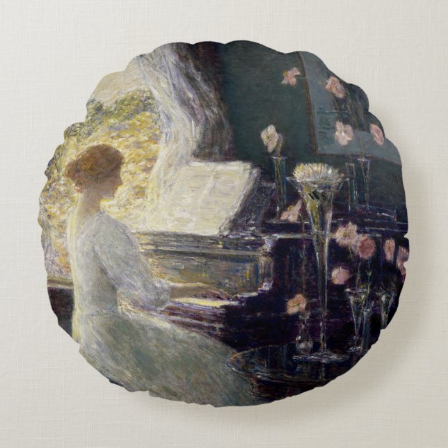 Coussins Ronds La sonate de Frederick Childe Hassam (Devant)