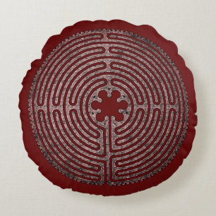 Coussins Ronds Labyrinthe