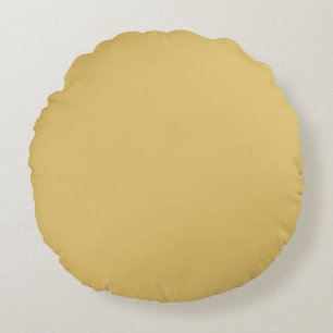 Coussins Ronds laiton uni couleur