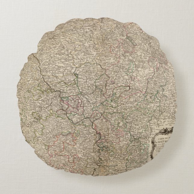 Coussins Ronds L'Allemagne 20 (Devant)