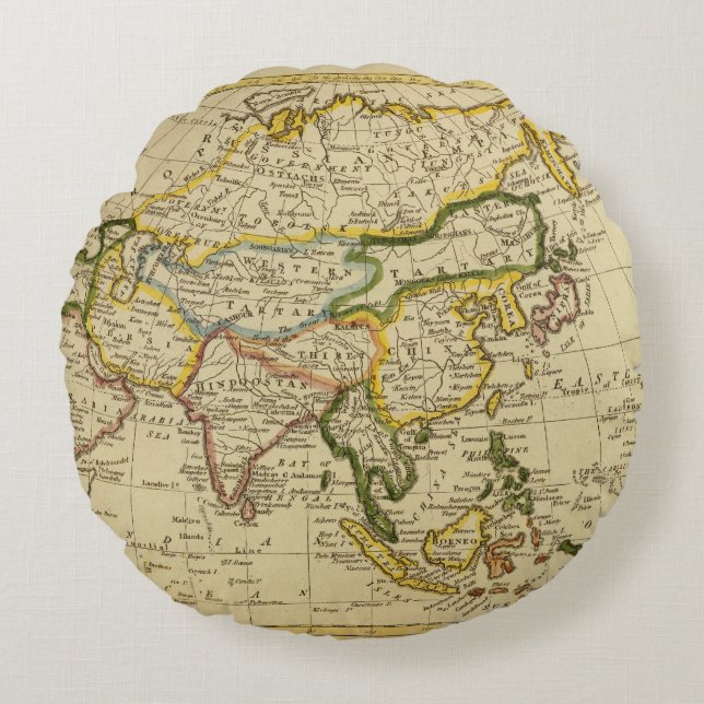 Coussins Ronds L'Asie 27 (Devant)