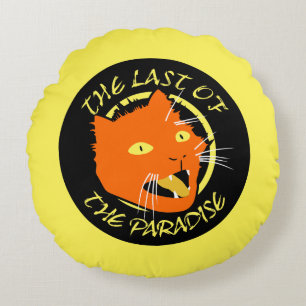 Coussins Ronds Le Dernier du chat Paradise Flat Colours