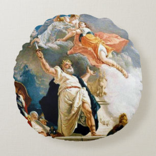 Coussins Ronds Le Sacrifice d'Ophigénie - Fontebasso