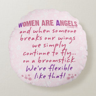 Coussins Ronds Les femmes sont des anges